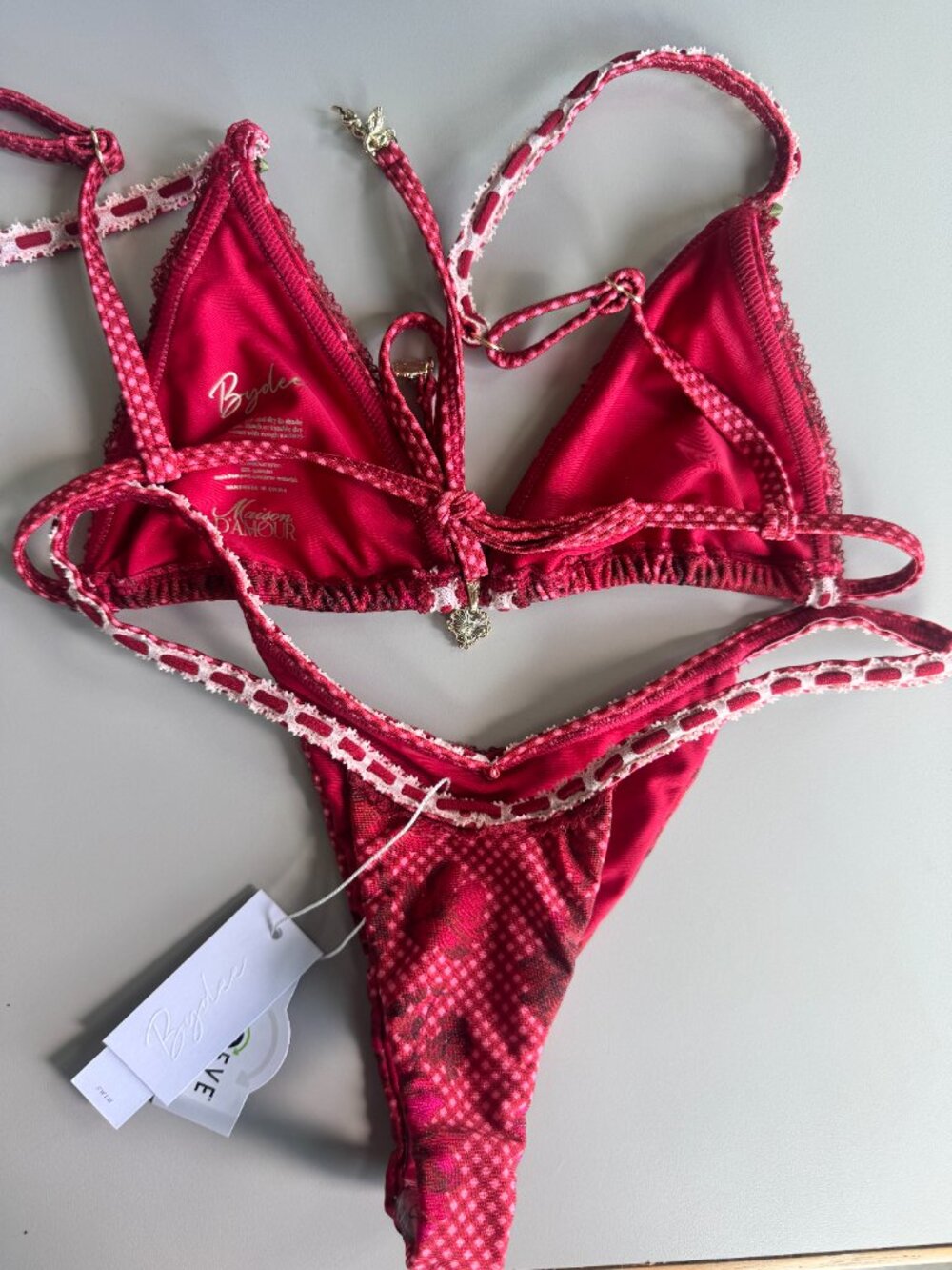 Bydee Prague Bikini Set in Rosé - NWT - Picture 5 of 8